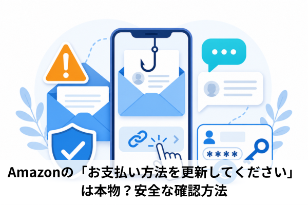 Amazonの「お支払い方法を更新してください」は本物？安全な確認方法