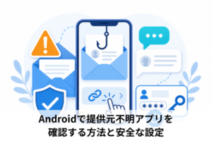 Androidで提供元不明アプリを確認する方法と安全な設定