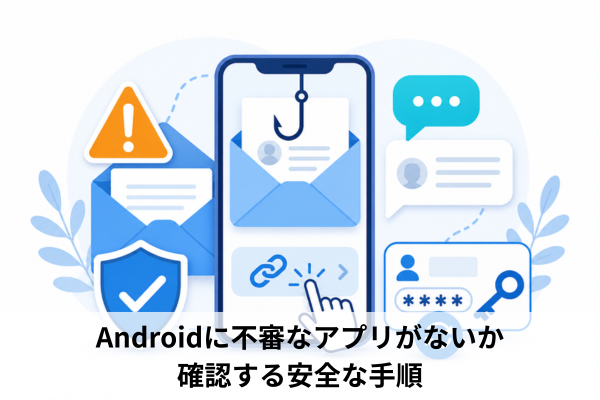 Androidに不審なアプリがないか確認する安全な手順