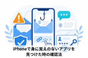 iPhoneで身に覚えのないアプリを見つけた時の確認法