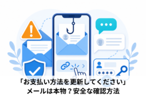 「お支払い方法を更新してください」メールは本物？安全な確認方法