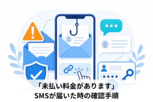 「未払い料金があります」SMSが届いた時の確認手順