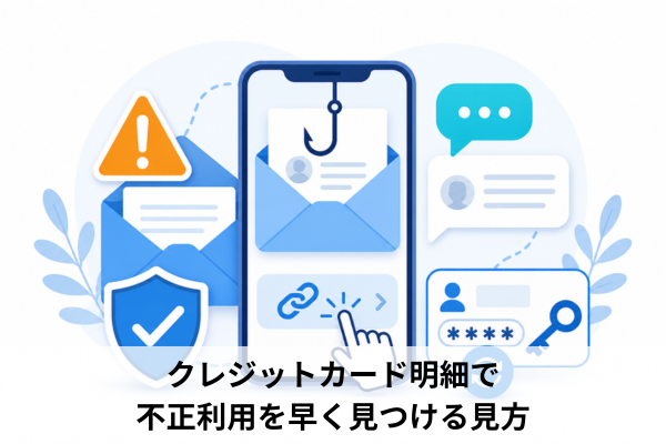 クレジットカード明細で不正利用を早く見つける見方