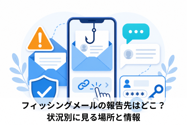 フィッシングメールの報告先はどこ？状況別に見る場所と情報