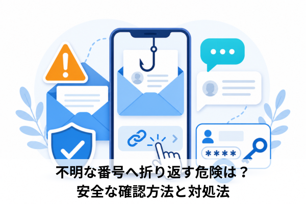 不明な番号へ折り返す危険は？安全な確認方法と対処法
