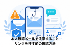 本人確認メールで注意すること｜リンクを押す前の確認方法