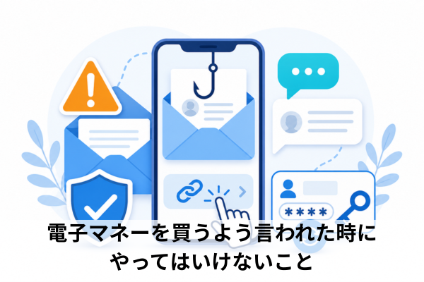 電子マネーを買うよう言われた時にやってはいけないこと