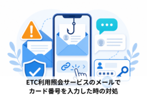 ETC利用照会サービスのメールでカード番号を入力した時の対処