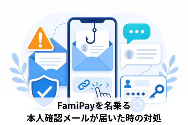 FamiPayを名乗る本人確認メールが届いた時の対処