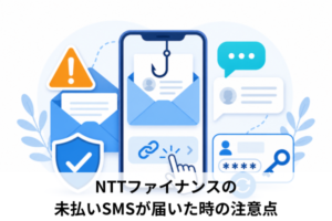 NTTファイナンスの未払いSMSが届いた時の注意点