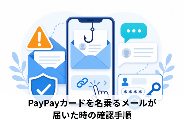 PayPayカードを名乗るメールが届いた時の確認手順
