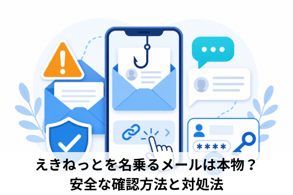 えきねっとを名乗るメールは本物？安全な確認方法と対処法