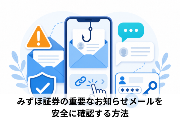 みずほ証券の重要なお知らせメールを安全に確認する方法