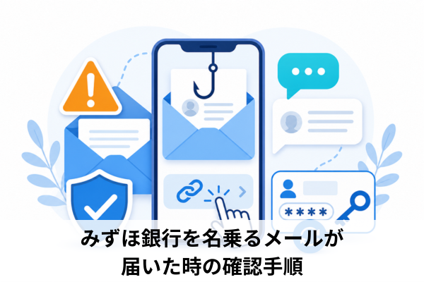みずほ銀行を名乗るメールが届いた時の確認手順