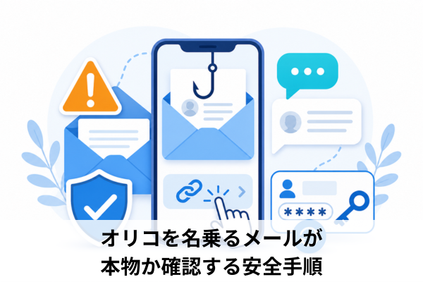 オリコを名乗るメールが本物か確認する安全手順