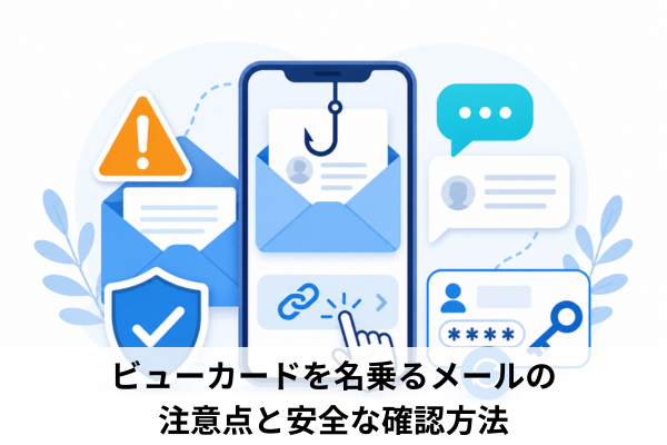 ビューカードを名乗るメールの注意点と安全な確認方法