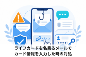 ライフカードを名乗るメールでカード情報を入力した時の対処