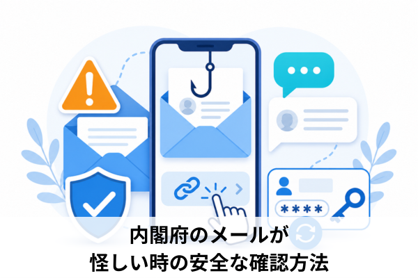 内閣府のメールが怪しい時の安全な確認方法