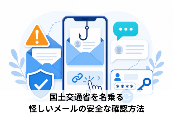 国土交通省を名乗る怪しいメールの安全な確認方法