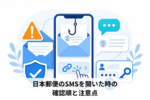 日本郵便のSMSを開いた時の確認順と注意点