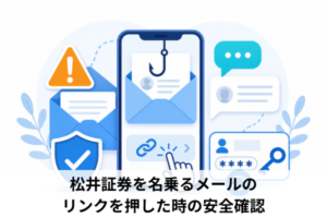 松井証券を名乗るメールのリンクを押した時の安全確認