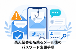 楽天証券を名乗るメール後のパスワード変更手順