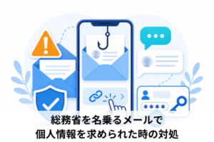 総務省を名乗るメールで個人情報を求められた時の対処
