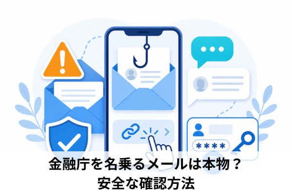 金融庁を名乗るメールは本物？安全な確認方法