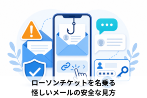ローソンチケットを名乗る怪しいメールの安全な見方