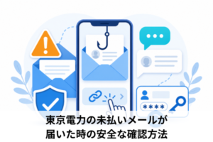 東京電力の未払いメールが届いた時の安全な確認方法