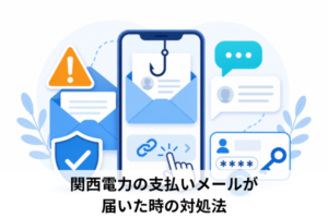 関西電力の支払いメールが届いた時の対処法